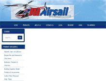 Tablet Screenshot of airsail.co.nz